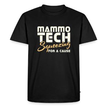 Mammo Tech Squeezing For A Cause - T-shirt Premium bio Homme - noir - Devant - Nico (187cm)
