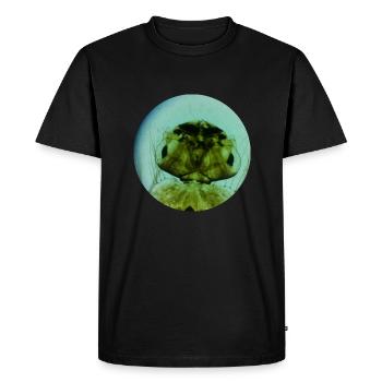 Larve de moustique - T-shirt Premium bio Homme - noir - Devant - Nico (187cm)