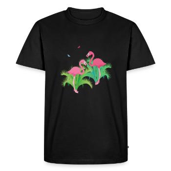 La fièvre de la jungle - T-shirt Premium bio Homme - noir - Devant - Nico (187cm)