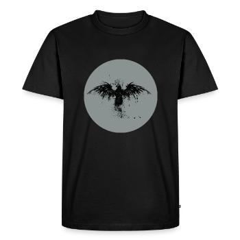 aigle - T-shirt Premium bio Homme - noir - Devant - Nico (187cm)