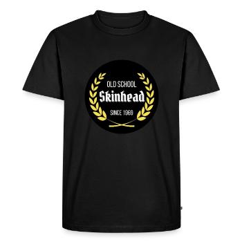 Skinhead Old Union depuis 1969 - T-shirt Premium bio Homme - noir - Devant - Nico (187cm)