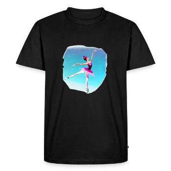 Dancer Ballet Gift Dance Ballerina Dance Class - Men's Premium Organic T-Shirt - black - Front - Nico (187cm)