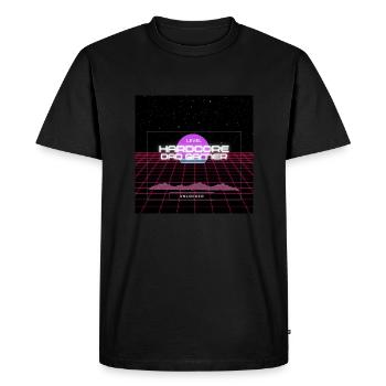 Level Harcore Dad Gamer Unlocked - T-shirt Premium bio Homme - noir - Devant - Nico (187cm)