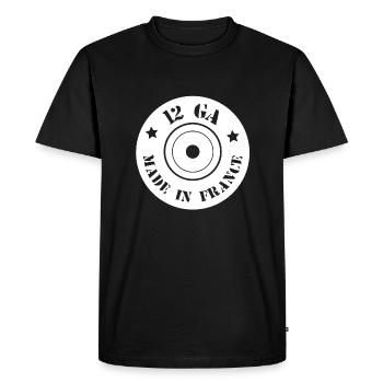 Cartridges Socket - 12 gauge - Gauge - Men's Premium Organic T-Shirt - black - Front - Nico (187cm)