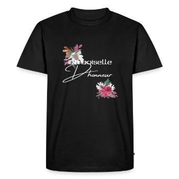 Demoiselle d'honneur - T-shirt Premium bio Homme - noir - Devant - Nico (187cm)
