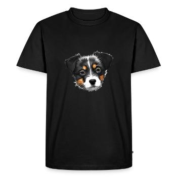 Dog Love Dog Berger Dog Dog Dog Dog Owner - T-shirt Premium bio Homme - noir - Devant - Nico (187cm)