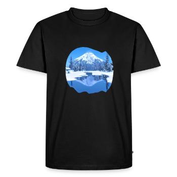 Skiing Ski Skiing Outfit Ski Design Skiers - Men's Premium Organic T-Shirt - black - Front - Nico (187cm)