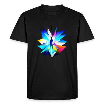 Magie féerique - T-shirt Premium bio Homme - noir - Devant - Nico (187cm)