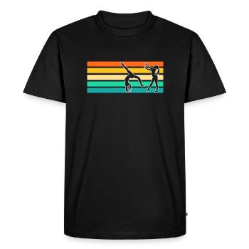 Gymnastique Gymnastique Gymnastes - T-shirt Premium bio Homme - noir - Devant - Nico (187cm)