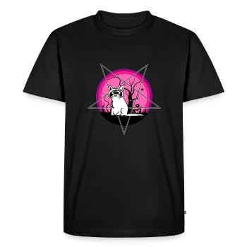 Loona Black Metal Chat - T-shirt Premium bio Homme - noir - Devant - Nico (187cm)
