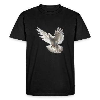 Cadeau Firedenstaube - T-shirt Premium bio Homme - noir - Devant - Nico (187cm)