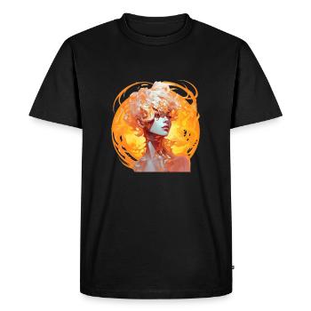 Sun Women #8 - Men's Premium Organic T-Shirt - black - Front - Nico (187cm)