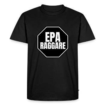 Epa - T-shirt Premium bio Homme - noir - Devant - Nico (187cm)