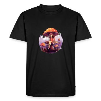 Conte de fées - T-shirt Premium bio Homme - noir - Devant - Nico (187cm)