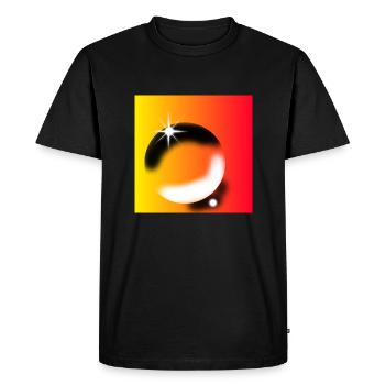 Modèle - T-shirt Premium bio Homme - noir - Devant - Nico (187cm)