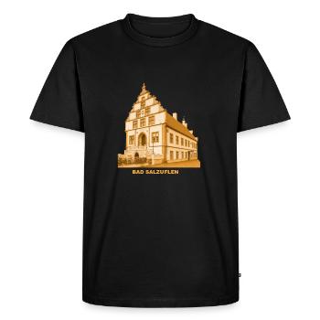 Bad Salzuflen Town Hall Spa Rhénanie-du-Nord-Westphalie - T-shirt Premium bio Homme - noir - Devant - Nico (187cm)