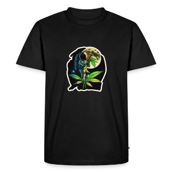 L'astronaute intérieur - T-shirt Premium bio Homme - noir - Devant - Nico (187cm)