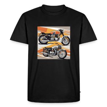 A Pair of Classics - Men's Premium Organic T-Shirt - black - Front - Nico (187cm)
