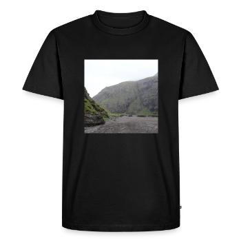 Iceland - Men's Premium Organic T-Shirt - black - Front - Nico (187cm)