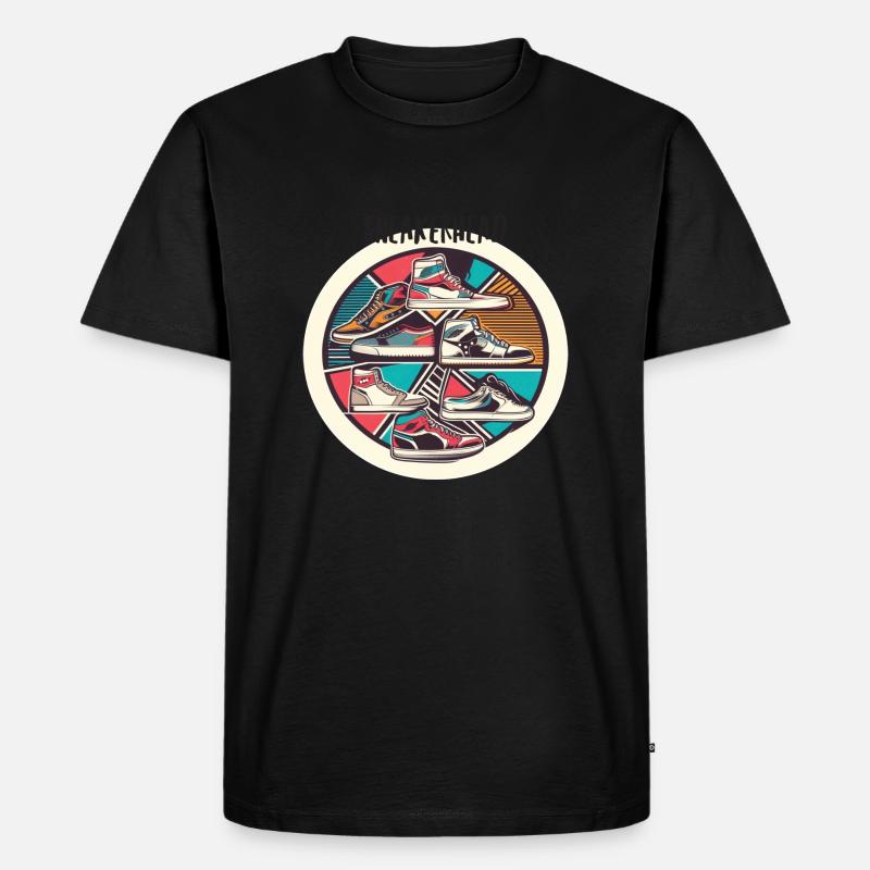 Sneakerhead - Männer Premium Bio T-Shirt - Schwarz