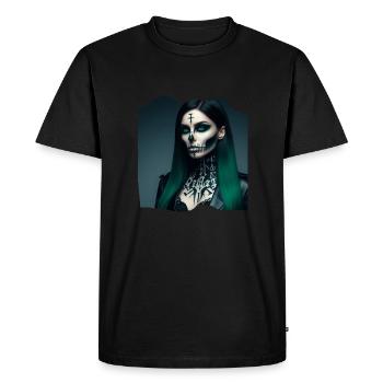 Witch Macabre Dark Spooky Nightmare Signs - Men's Premium Organic T-Shirt - black - Front - Nico (187cm)