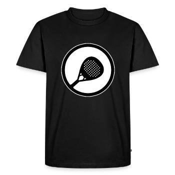Padel PADELTENNIS Joueur de padel Padel tennis sport - T-shirt Premium bio Homme - noir - Devant - Nico (187cm)
