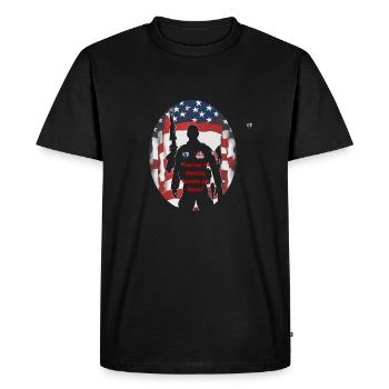 Vétérans, anciens combattant, armistice. - T-shirt Premium bio Homme - noir - Devant - Nico (187cm)