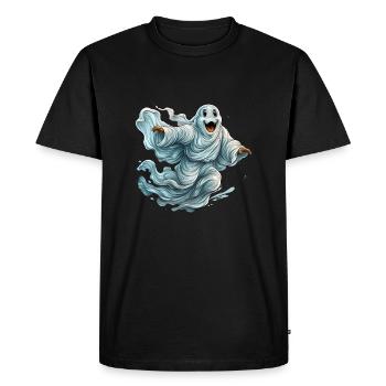 Bon ou mauvais ? - T-shirt Premium bio Homme - noir - Devant - Nico (187cm)