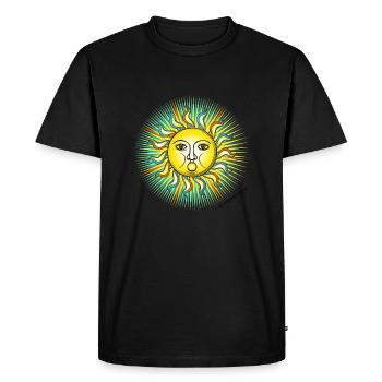 Solstice d’hiver 04 - T-shirt Premium bio Homme - noir - Devant - Nico (187cm)