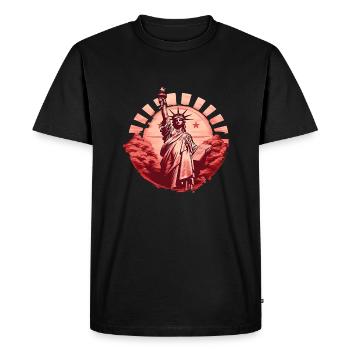 New York, États-Unis, Amérique, Voyage, Ville touristique - T-shirt Premium bio Homme - noir - Devant - Nico (187cm)