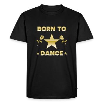 Danser - T-shirt Premium bio Homme - noir - Devant - Nico (187cm)