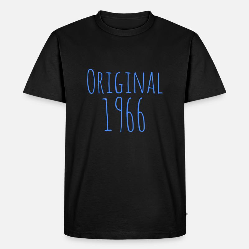 original 1966 - Männer Premium Bio T-Shirt - Schwarz