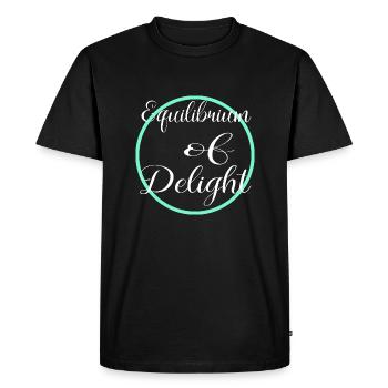 Joie Vie Joyeuse Geek Moments Joyeux - T-shirt Premium bio Homme - noir - Devant - Nico (187cm)
