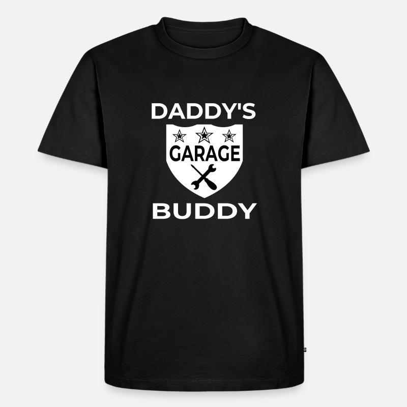 Garage - Männer Premium Bio T-Shirt - Schwarz