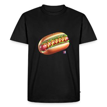 j’adore HotDOG - T-shirt Premium bio Homme - noir - Devant - Nico (187cm)