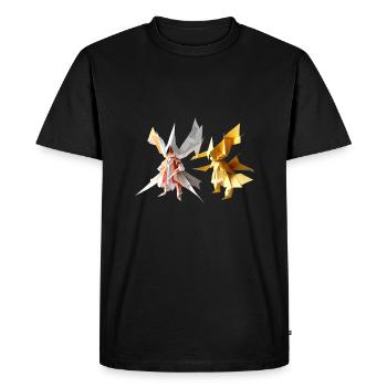 La nouvelle mode est avec vous pour la première fois - T-shirt Premium bio Homme - noir - Devant - Nico (187cm)