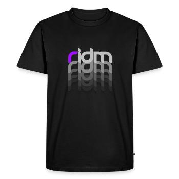 Évanouissement RIDM - T-shirt Premium bio Homme - noir - Devant - Nico (187cm)