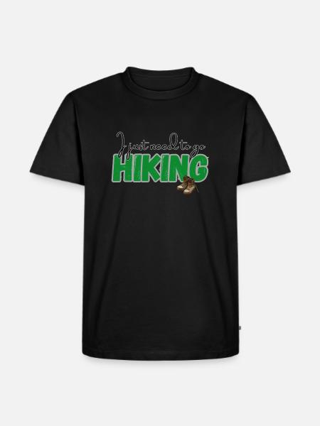 Muss gehen - Männer Premium Bio T-Shirt - Schwarz