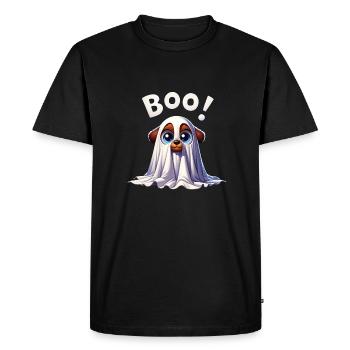 Spooky Cuteness Overload - Men's Premium Organic T-Shirt - black - Front - Nico (187cm)