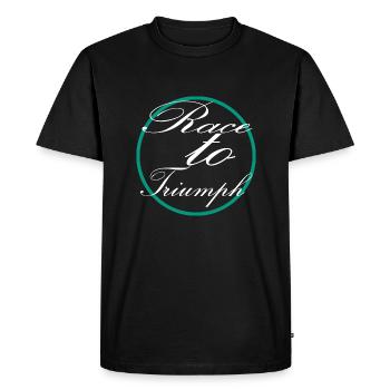 Festivals de courses de chevaux Stratégie de courses de chevaux - T-shirt Premium bio Homme - noir - Devant - Nico (187cm)