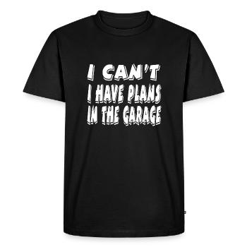 Garage - T-shirt Premium bio Homme - noir - Devant - Nico (187cm)