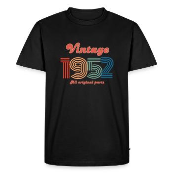 Vintage 1952 all original parts - T-shirt Premium bio Homme - noir - Devant - Nico (187cm)
