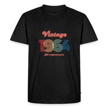 Vintage 1964 all original parts - T-shirt Premium bio Homme - noir - Devant - Nico (187cm)