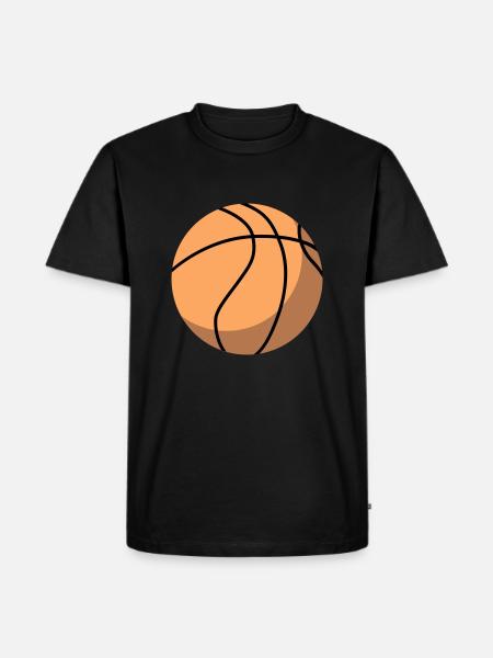 Basketball - Men's Premium Organic T-Shirt - black