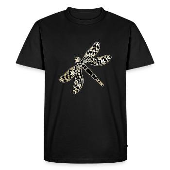 Dragonfly - Men's Premium Organic T-Shirt - black - Front - Nico (187cm)