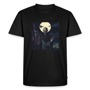 Nosferatu 16 bits - T-shirt Premium bio Homme - noir - Devant - Nico (187cm)
