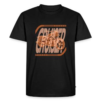 Croiseur Daystar - T-shirt Premium bio Homme - noir - Devant - Nico (187cm)