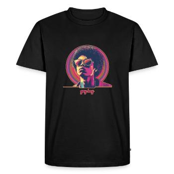 Garçon gay 2 - T-shirt Premium bio Homme - noir - Devant - Nico (187cm)