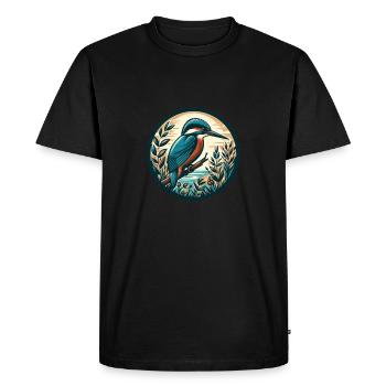 Water Bird Gifts - Men's Premium Organic T-Shirt - black - Front - Nico (187cm)