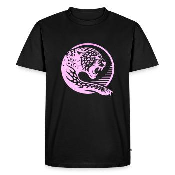 animal beast wildlife animal species art forest flora - Men's Premium Organic T-Shirt - black - Front - Nico (187cm)